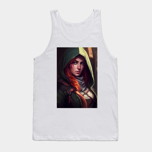 Red-Headed Assassin Tank Top by TortillaChief